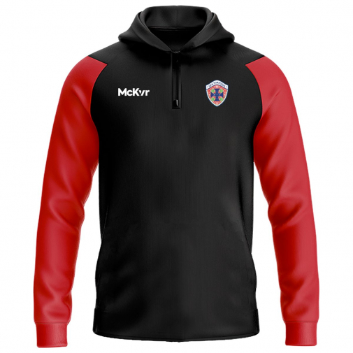 McKvr Portugal National Team GAA Core Pro 1/4 Zip Hoodie - Youth - Black/Red McKvr Portugal National Team GAA Core Pro 1/4 Zip Hoodie - Youth - Black/Red