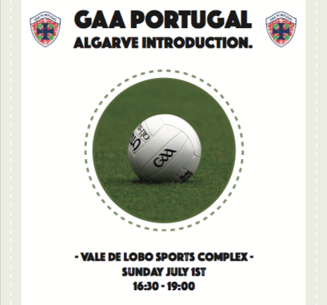The first GAA training session in the Algarve
