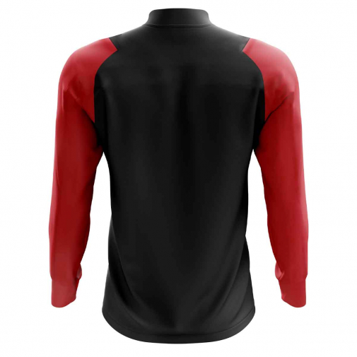McKvr Portugal National Team GAA Core Pro 1/4 Zip Top - Adult - Black/Red
